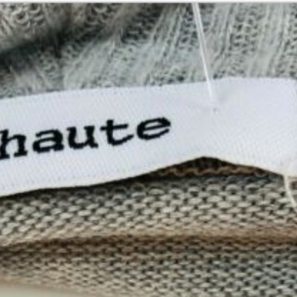 Red Haute Gray Heathered Ribbed Turtleneck Sweater - Picture 5 of 6